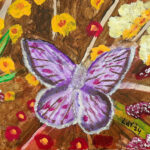 Linda | vlinders | Acrylverf op papier