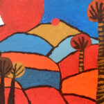 Malgosia | Pinetrees | Acrylverf op doek