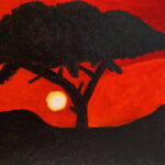 Malgosia | Afrikaanse Zon | Acrylverf op doek