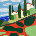 Malgosia | Toscaanse Huisjes | Acrylverf op doek