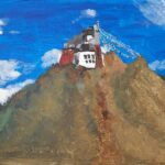 Marga | Boeddhistisch klooster | Acrylverf op doek