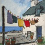Marianne | Huisje aan Zee | acrylverf op doek