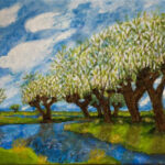 Patrick | Knotwilgen aan het Water | acrylverf op doek
