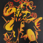 Sylvie | Pokemon Monster | acrylverf op doek