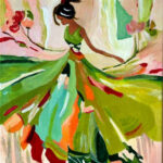 Sylvie | Zwierige Danseres | acrylverf op doek