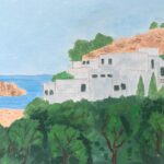 Tina | Grieks eiland | Acrylverf op doek