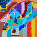 Ton | Gaten | Gemengde techniek op papier