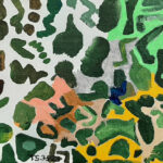 Ton | Gaten | Gemengde techniek op canvasboard