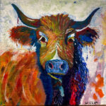 Willem | Schotse-Hooglander | Acrylverf op canvas