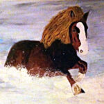 Bert | Paard | Acrylverf op doek