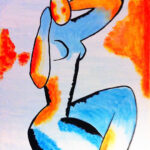 Bert | Vrouw | Acrylverf op doek