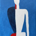 Fransisca | Figuur Malevich | Acrylverf op doek