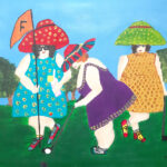 francoise | de golf | Acrylverf op doek