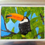 Gerard | Toekan | Acrylverf op papier