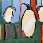 Henri | Pinguïns | Acrylverf op doek