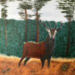 Leo | Bok | Acrylverf op doek