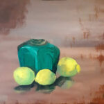 Marga | Gember en citroenen | Acrylverf op doek