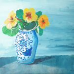 Marga | Oost-Indische kers | Acrylverf op doek