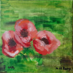 Marga | Papavers | Acrylverf op doek