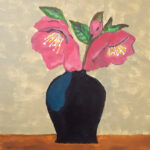 Marja (Breda) | vaas met bloemen-2- | Acrylverf op doek