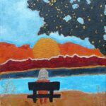 Mirjam | Bankje | Acrylverf op canvas