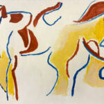Piet | Naar Willem de Kooning | Acrylverf op papier