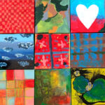 Toos | Negenluik kleinkindertijd | Acrylverf op doek