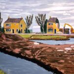 Nico | Ouderlijk huis | Acrylverf op doek