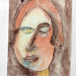 Frans | Portret | Droog pastel op papier