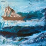 Rita | Boot | Acrylverf op papier