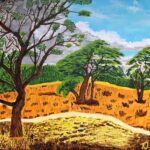 Tom | Wandelpad | Acrylverf op doek