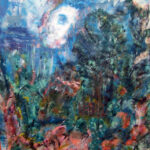 Wim | Bloementuin | Acrylverf op doek