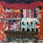 Wim | Het toneel | Acrylverf op doek