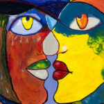 Wim | Lovers | Acrylverf op doek