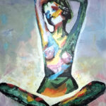 Wim | Yoga | Acrylverf op doek