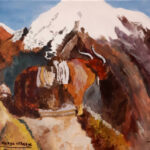 Marga | Yak | Acrylverf op doek